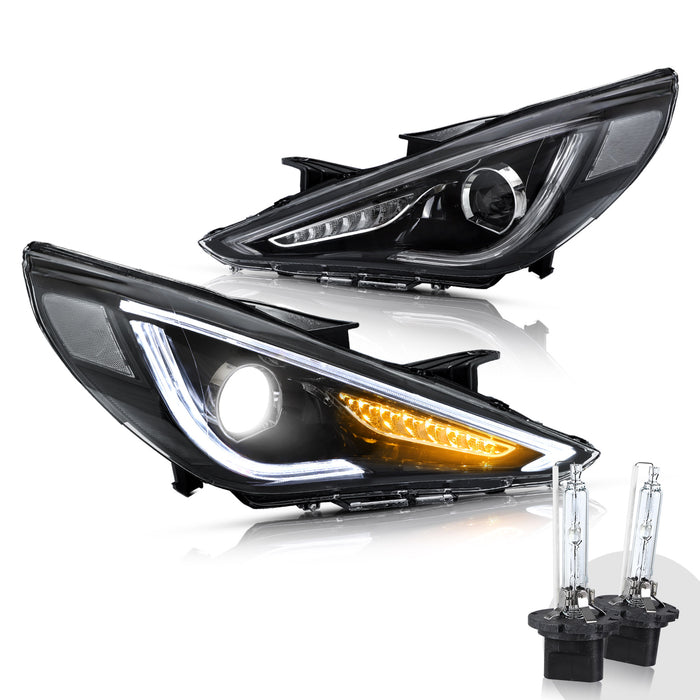 VLAND LED-Scheinwerfer für Hyundai Sonata 2011–2014, außer Hybridmodell