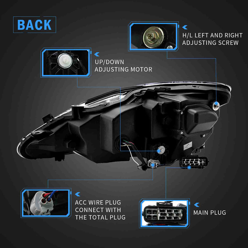 <<t23>0>LAND  Full  LED  HeadlighTs  And  TaillighTs  For  Lexus  IS250 IS350 ISF 2006-2013