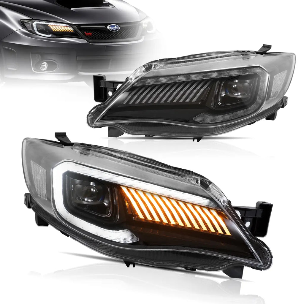 VLAND LED Headlights For 2008-2011 Subaru Impreza & 2008-2014 Wrx