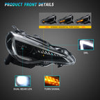 Faros delanteros LED VLAND para Scion Frs Toyota 86 GT86 Subaru Brz 2012-2020