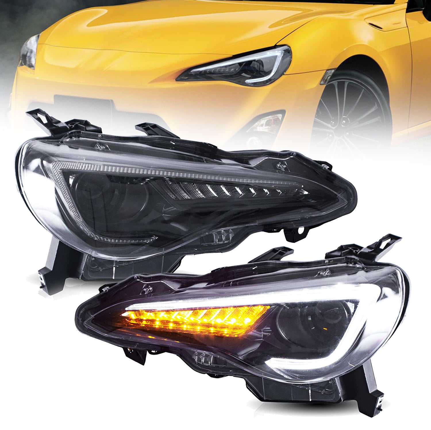 TOYOTA86 VLANDヘッドライト VLAND LED Headlights For 2012-2021 Scion Frs Toyota 86 GT86 Subaru