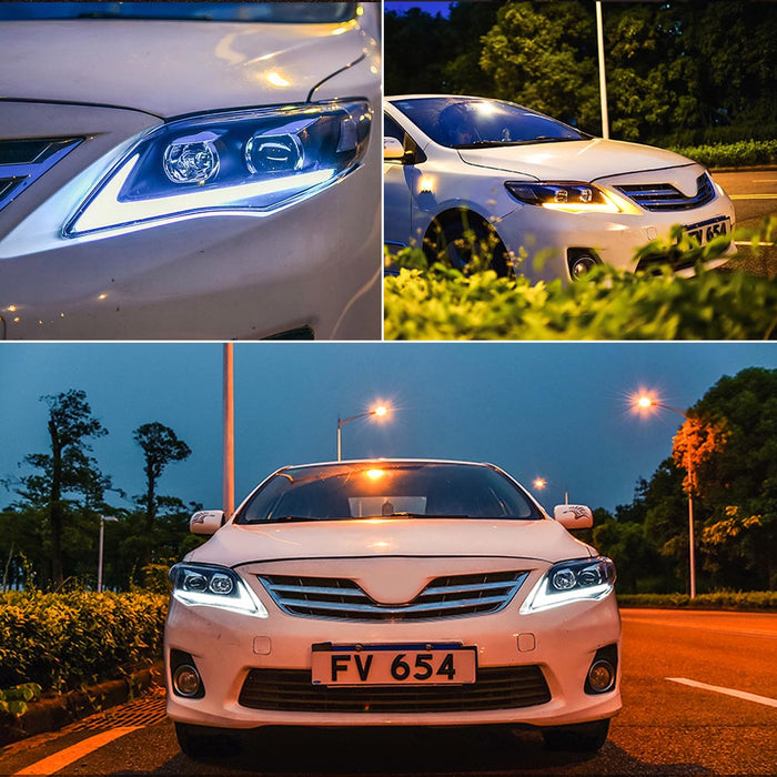 Faros delanteros LED VLAND para Toyota Camry 2012 2013 2014 lámparas delanteras