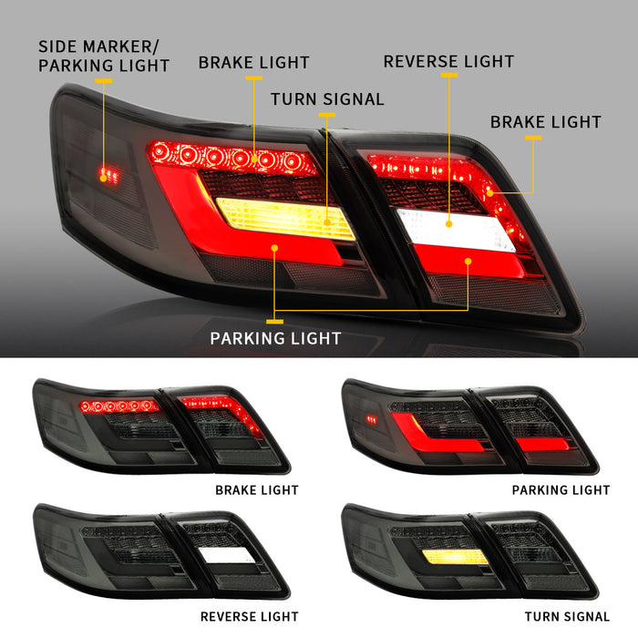 VLAND LED Tail Lights For 2007 2008 2009 Toyota Camry