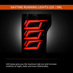 VLAND LED Smoked Taillights For 2015-2020 Ford F150 Halogen Model