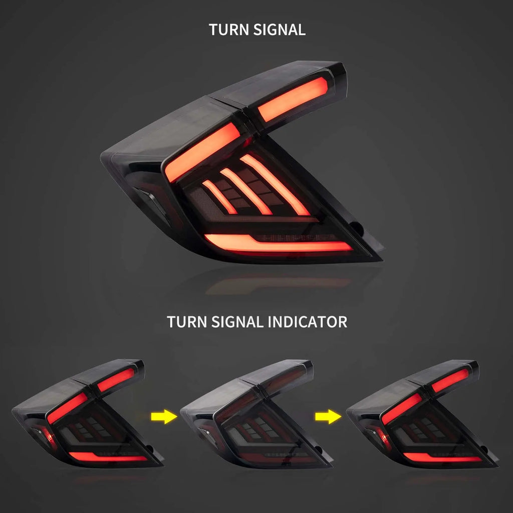 VLAND-LED-Rücklichter für Honda Civic Hottback (FK7) 2016-2021 Typ R (FK8)