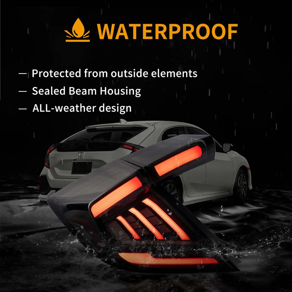 VLAND-LED-Rücklichter für Honda Civic Hottback (FK7) 2016-2021 Typ R (FK8)