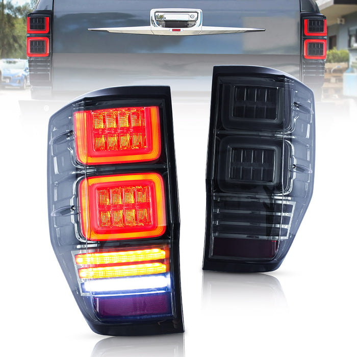 Feux arrière LED VLAND pour Ford Ranger T6 T7 T8 2012-2021 avec indicateurs séquentiels clignotants Ranger Raptor/Wildtrak feux arrière