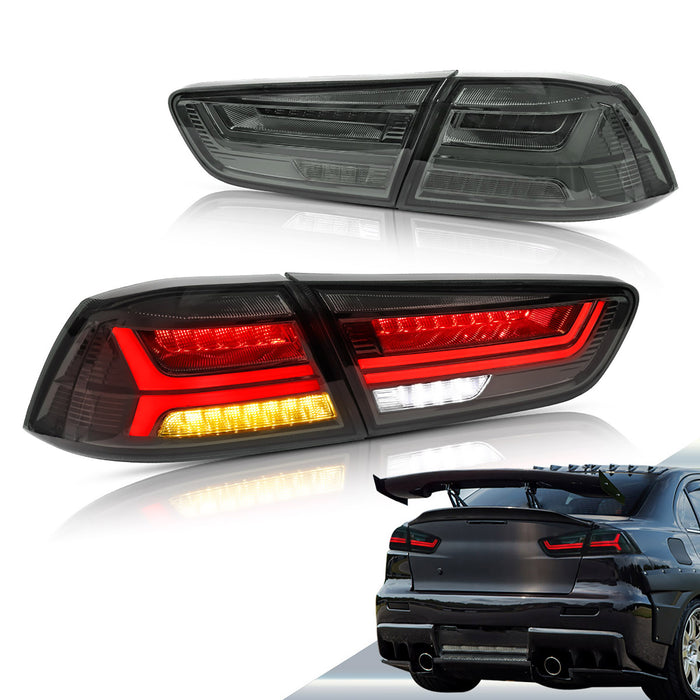 Luces traseras LED VLAND para Mitsubishi Lancer EVO X & GT & Evolution 2008-2017, luces traseras del mercado de accesorios