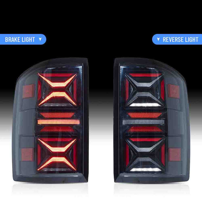 VLAND LED Rear lights For 2014-2018 GMC Sierra 1500 2500HD 3500HD Tail lamps Assembly