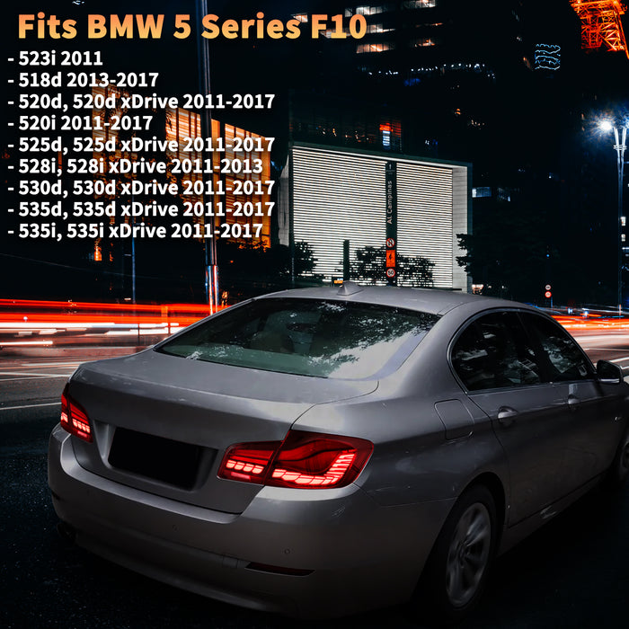第6世代BMW5シリーズ2010-2017F10F18用VLANDOLEDテールライト