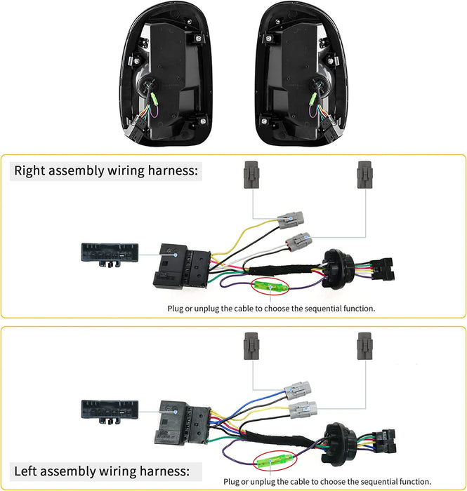 Feux arrière LED VLAND pour Mini Countryman R60 2010-2016