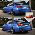 <<t19>0>LAND  LED  Tail  LighTs  For 2012-2019 BMW 3Series  F30 F80 M3 W/SequenTial  Turn  Signal