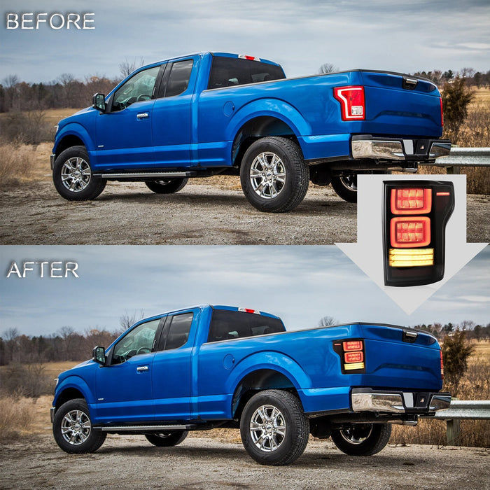 VLAND LED-Rückleuchten für Ford F150 2015–2020, Aftermarket-Rückleuchten-Montage