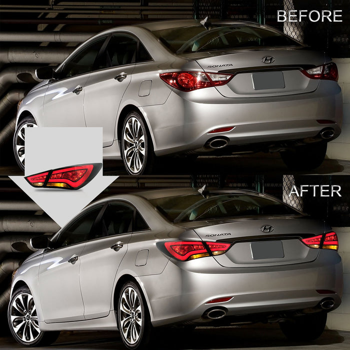 Feux arrière VLAND pour Hyundai Sonata 2011-2014 ensemble de feux arrière de rechange de 6e génération