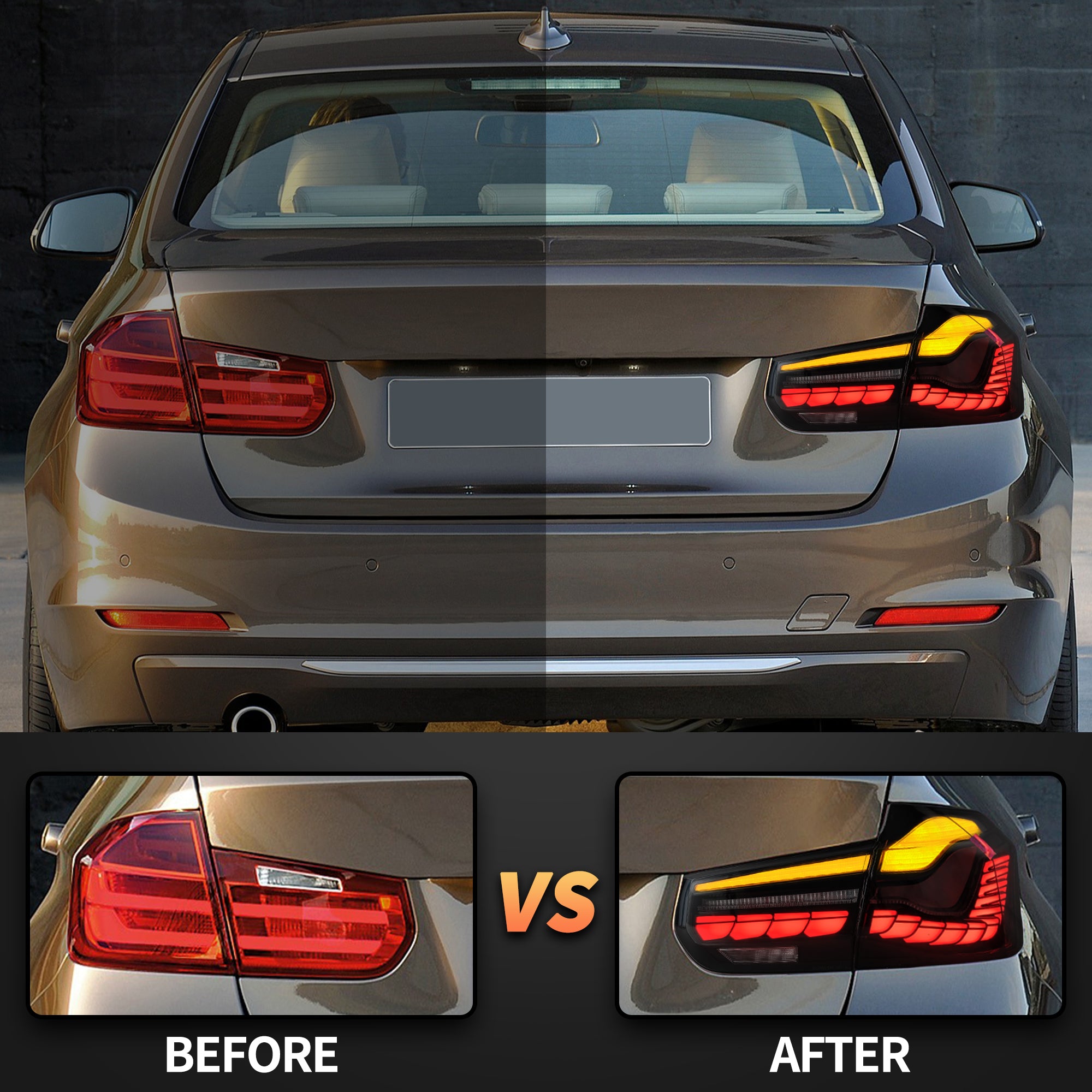 vland led taillights for 2012-2019 bmw 3 series f30 f80 m3