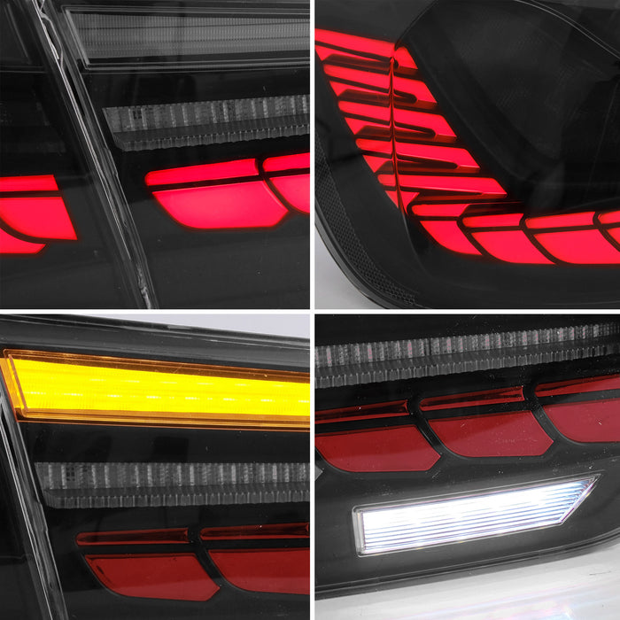 Fanali posteriori VLAND OLED per BMW Serie 3 F30 F35 F80 M3 berlina di sesta generazione 2012-2018 [E-MARK]