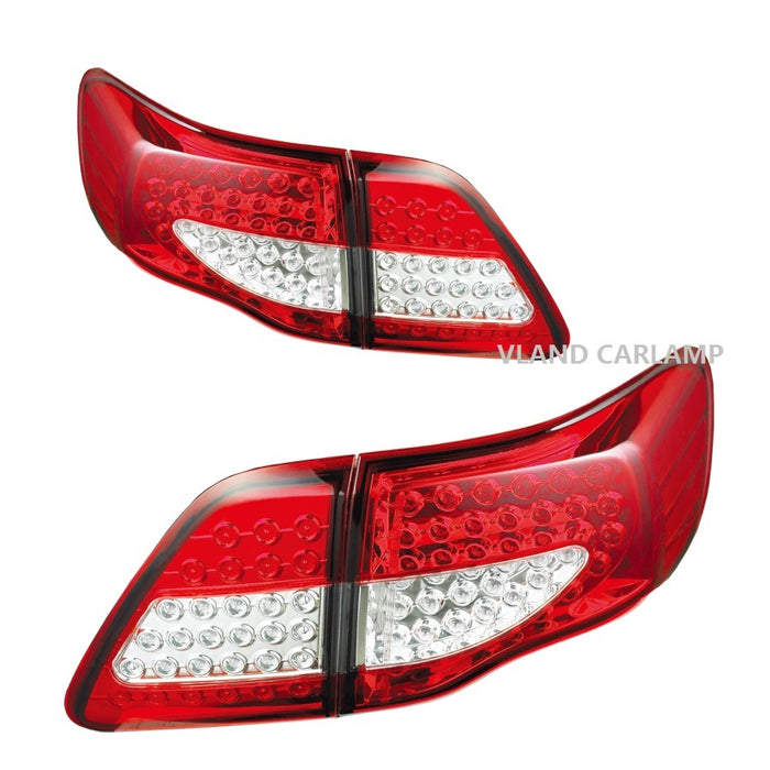 Luces traseras LED VLAND para Toyota Corolla 2009-2010, lámparas traseras del mercado de accesorios