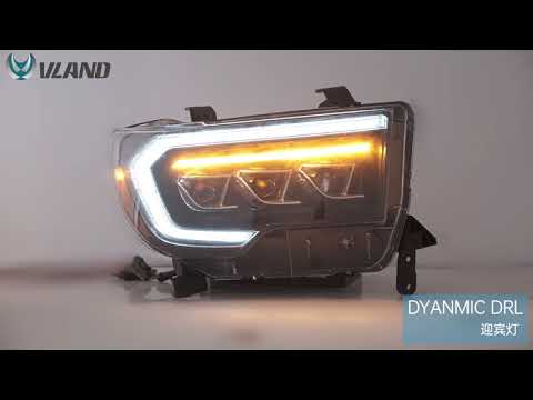 <<<<t49>28>16>0>LAND  LED  ProjecTor  HeadlighTs  For 2007-2013 ToyoTa  Tundra i 2008-2022 ToyoTa  Sequoia