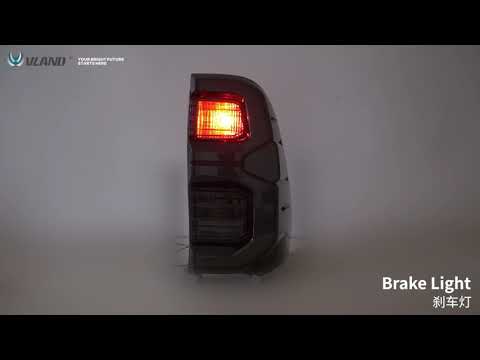 VLAND LED Tail Lights For Toyota Hilux 2015-2020 Rear Lamps