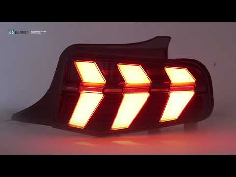 VLAND LED Taillights For 2010 2011 2012 Ford Mustang