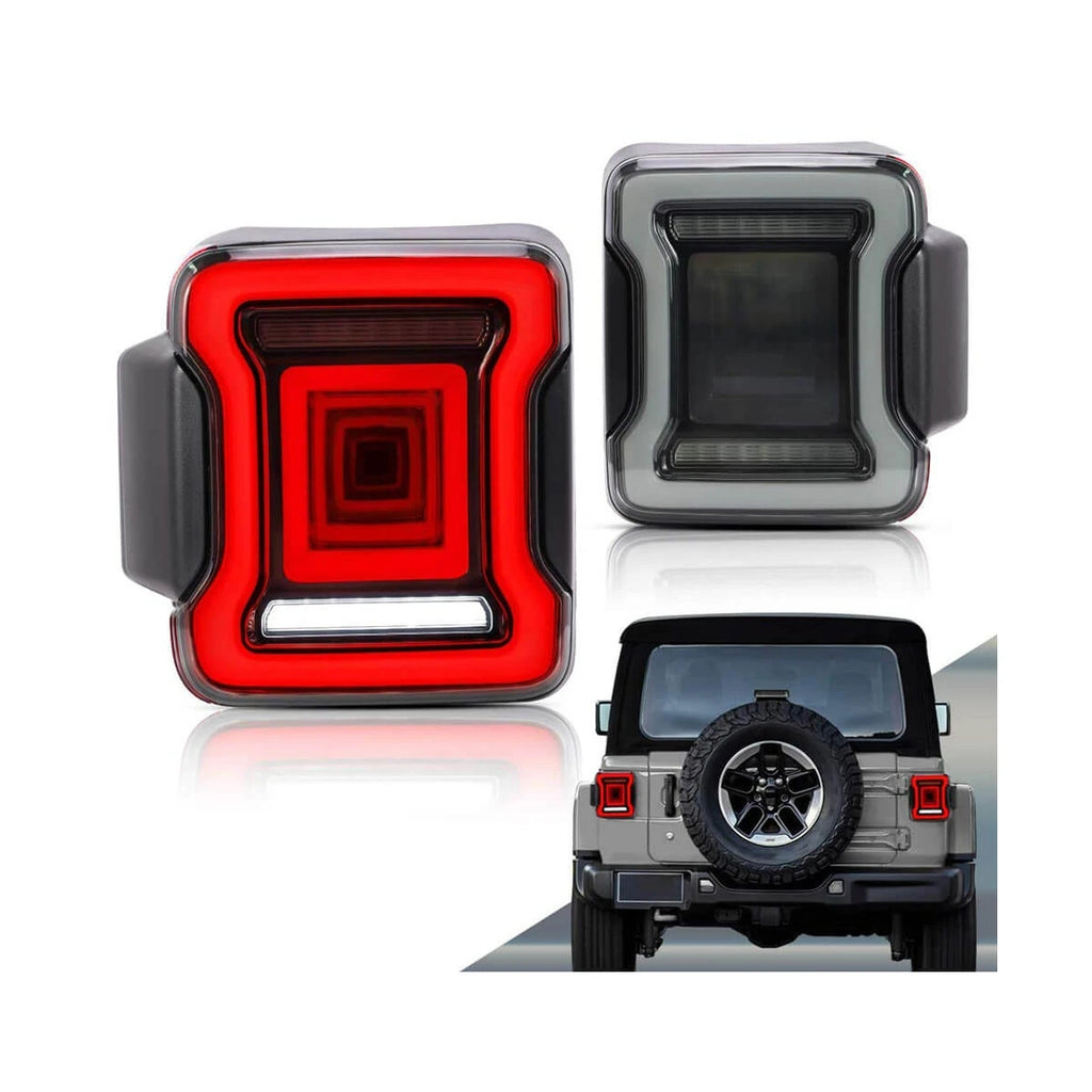 <<<t54>18>0>LAND  LED  TaillighTs  For  Jeep  Wrangler  JL 2018-2023 AfTermarkeT rear  lamps