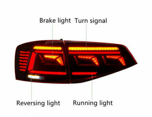 VLAND LED Tail Lights For 2015-2018 Volkswagen [VW] Jetta Rear Lamps Assembly Except for GLI models