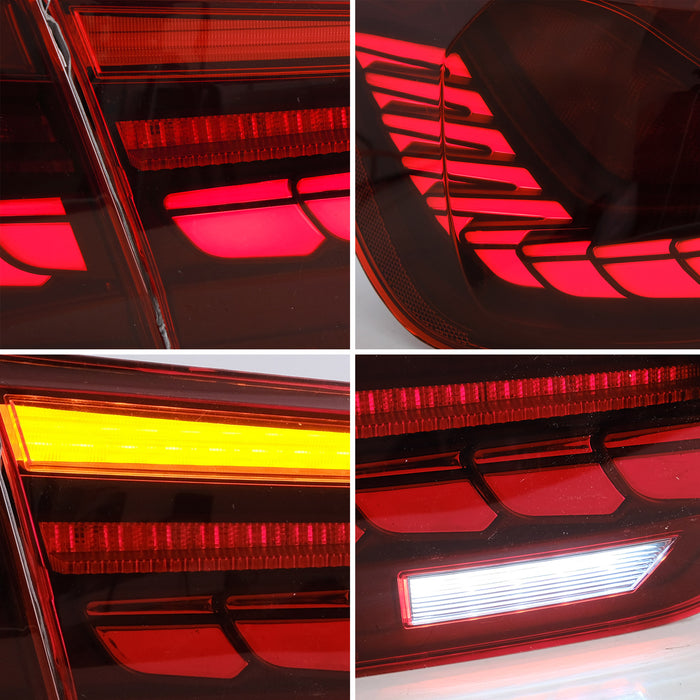 Luces traseras VLAND OLED para Bmw 3 Series F30 F80 M3 2012-2018 montaje de lámparas traseras