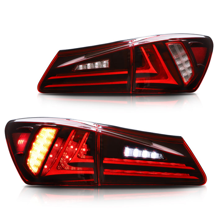 Luces traseras LED VLAND para Lexus IS250, IS350, ISF, IS200d, IS220d 2005-2013 Montaje de luces traseras