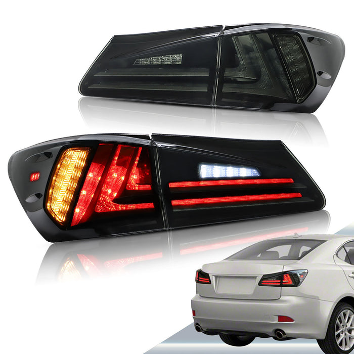 Luci posteriori a LED VLAND per luci posteriori Lexus IS250, IS350, ISF, IS200d, IS220d dal 2005 al 2014